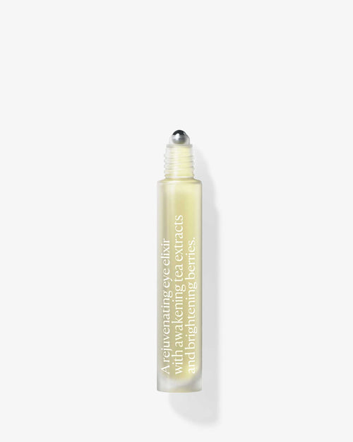 Aevi Eye Elixir with cooling applicator for de-puffing tired eyes
