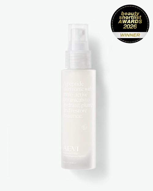Aevi Peptide Face Mist with active peptides and Nordic cloudberry